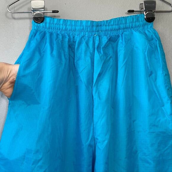 80s Pro Spirit Size Small Blue Ripstop Waterproof Wind Pants Packable Gorpcore - Picture 3 of 6